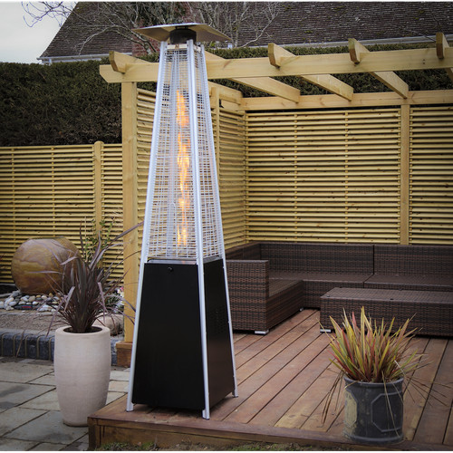 Gas pyramid patio - gas,