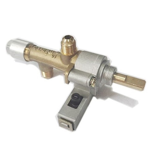 Gas safety valve with piezo - safety,