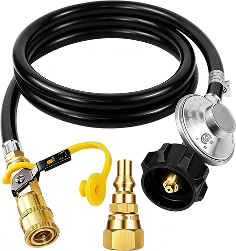 8ft propane hose with - 8ft,